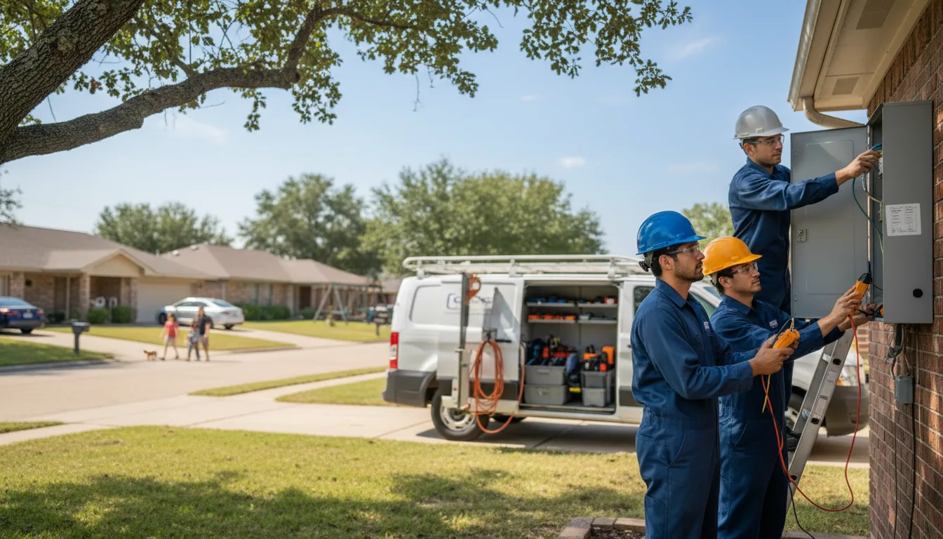 Certified electrician providing emergency electrical services in Lovejoy, GA